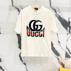 Gucci classic letter style white T-shirt