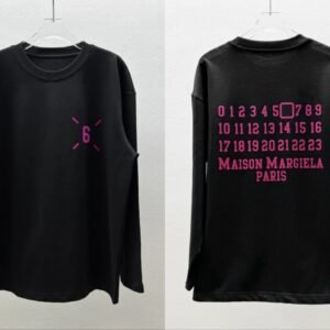 Maison Margiela Digital Print Style Black T-shirt